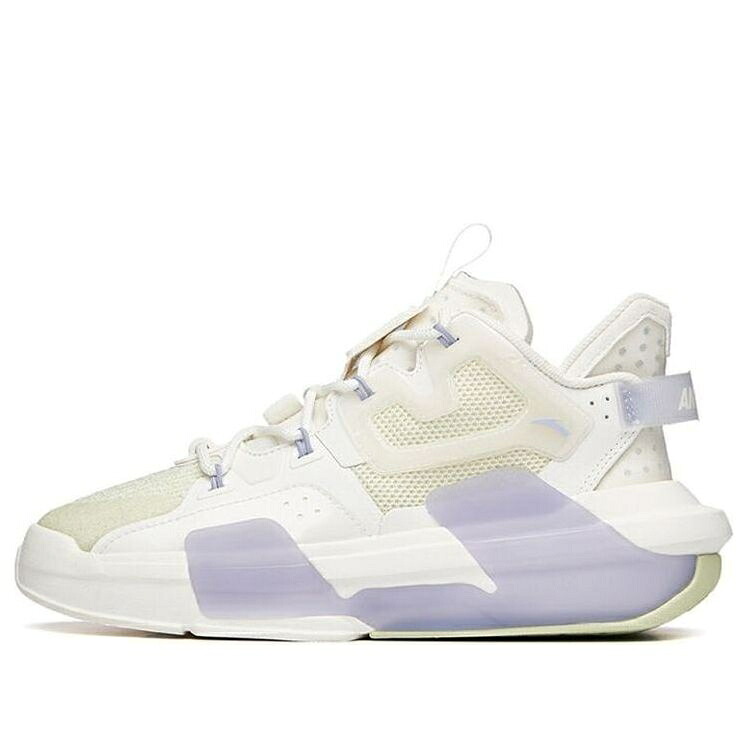 スニーカー 運動靴 白色 ホワイト 紫 パープル 3.0 'WHITE PURPLE' スニーカー レディース ANTA (WMNS) BADAO SPORTS SHOES 122138081-2 / WHITE PURPLE