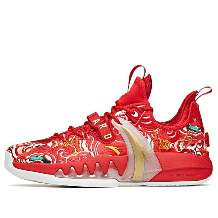 赤 レッド 白色 ホワイト 'RED' スニーカー メンズ ANTA X GORDON HAYWARD GH2 CNY LOW 112111103-7 / RED WHITE