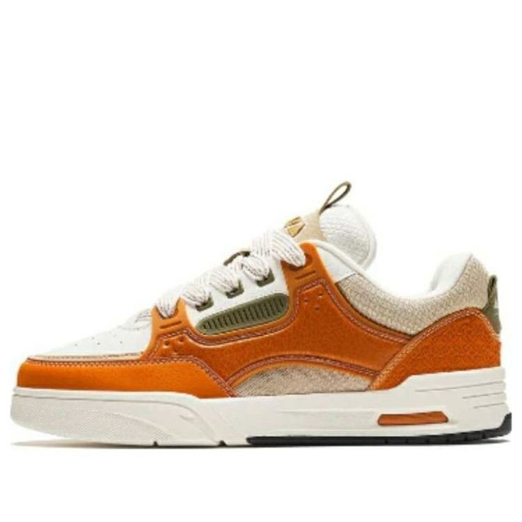 橙 オレンジ 白色 ホワイト 'ORANGE WHITE' スニーカー メンズ ANTA AOJIE 112418040-5 / ORANGE WHITE