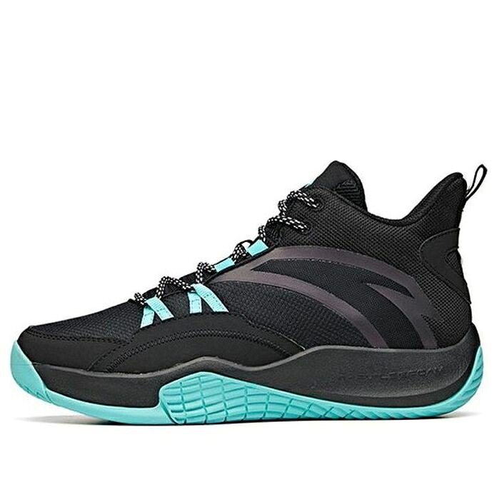ナイト 黒色 ブラック 緑 グリーン 'BLACK MINT' ジュニア キッズ ANTA (GS) DARK NIGHT A312111111A-3 / BLACK MINT GREEN ベビー マタニティ スニーカー
