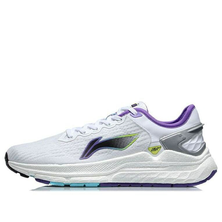 リーニン 標準尺度 白いこと 白いこと \u0027WHITE VIOLET\u0027 スニーカー メンズ LI-NING FURIOUS RIDER 5 NEON BLUISH ARZR001-5 / STANDARD WHITE NEON BLUISH