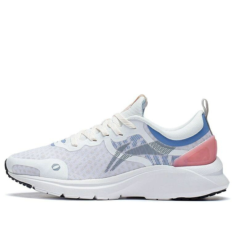 リーニン 青色 ブルー 白色 ホワイト ピンク 'WHITE PINK' スニーカー レディース LI-NING (WMNS) LARK BLUE AGLS066-3 / WHITE BLUE PINK|スニケス