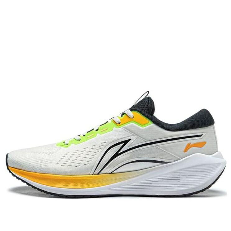 リーニン ライト 白色 ホワイト 黄色 イエロー 'WHITE YELLOW' スニーカー メンズ LI-NING WUSHI 5S LITE V2 ARST053-10 / WHITE YELLOW