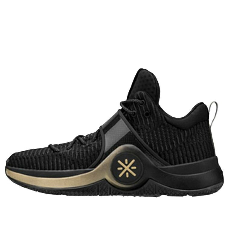 リーニン ウェイド 黒いこと 黒いこと ゴールド \u0027FIRST BORN\u0027 スニーカー メンズ LI-NING WAY OF WADE 6 ABAM089-74 / BLACK GOLD