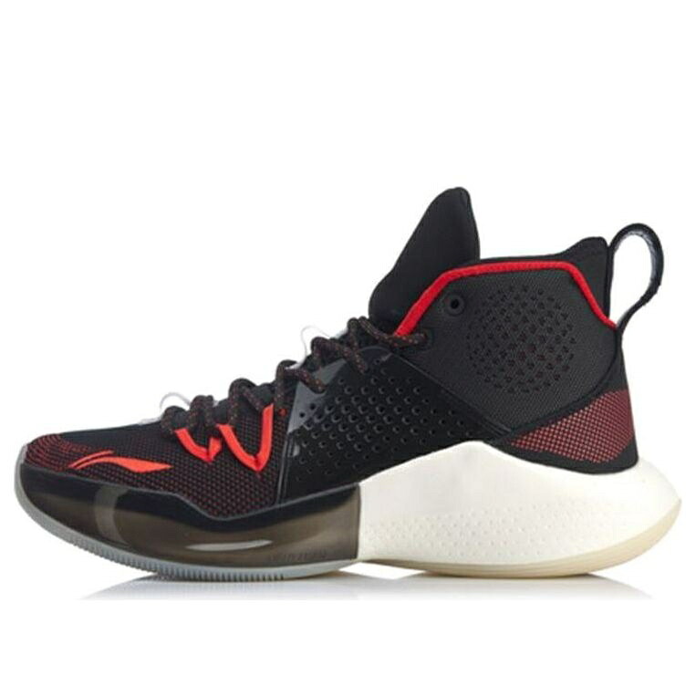 リーニン 黒いこと 黒いこと 赤 赤いこと \u0027BLACK RED\u0027 スニーカー メンズ LI-NING VIII HIGH-TOP ABAQ025-1 / BLACK RED