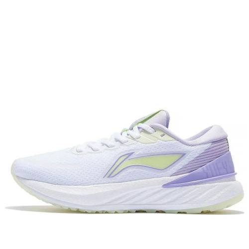 リーニン エレメント 白色 ホワイト 紫 パープル 緑 グリーン 'WHITE PURPLE' スニーカー レディース LI-NING (WMNS) YUEYING ELEMENT 2 LIGHT ARHS022-2 / WHITE PURPLE GREEN