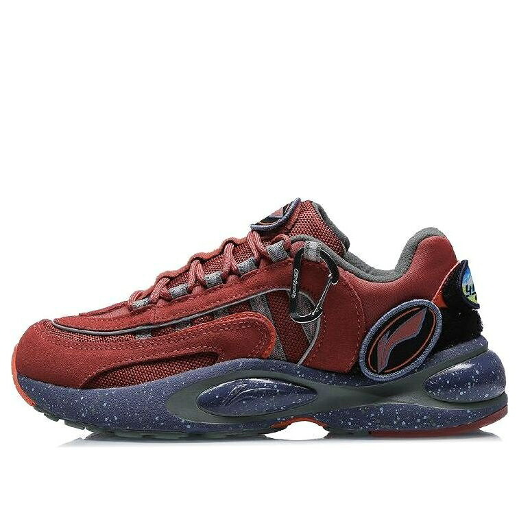 リーニン 赤 レッド 青色 ブルー ニューヨーク 'RED BLUE' スニーカー レディース LI-NING (WMNS) V8 X NEW YORK FASHION WEEK 2019 ARHP228-3 / RED BLUE