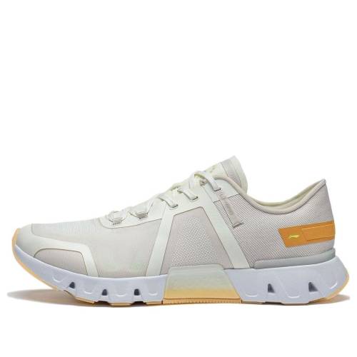 リーニン 白いこと 白いこと 黄味がかった 黄色 \u0027CREAM \u0027YELLOW\u0027 スニーカー レディース LI-NING (WMNS) LING WHITE AFVT004-6 / WHITE YELLOW