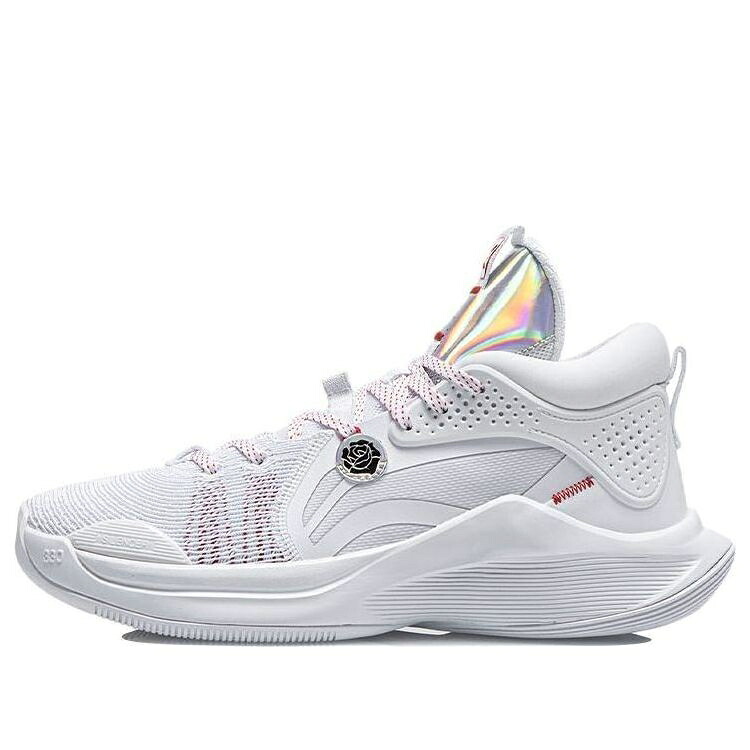 リーニン スタンダード 白色 ホワイト C.J. 'WHITE SILVER' スニーカー メンズ LI-NING SILENCER MCCOLLUM ABPQ049-3 / STANDARD WHITE｜スニケス