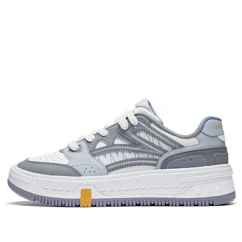 リーニン 薄墨色 薄墨色 白いこと 白いこと \u0027GREY WHITE\u0027 スニーカー メンズ LI-NING FLOATING AGCS077-2 / GREY WHITE