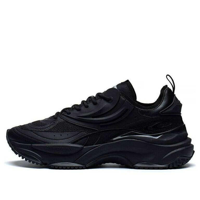 リーニン 黒いこと 黒いこと \u0027BLACK\u0027 スニーカー メンズ LI-NING CF STAR TREK AGLS147-4 / BLACK