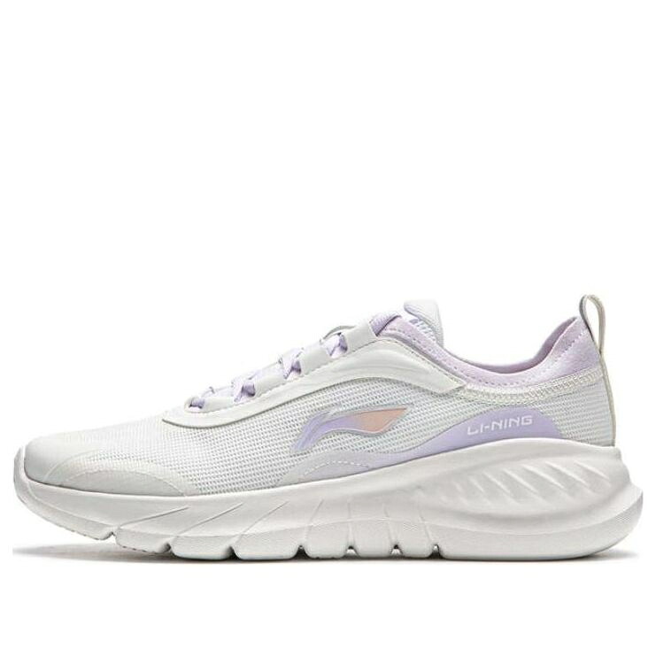 リーニン 白いこと 白いこと \u0027WHITE LAVENDER\u0027 スニーカー レディース LI-NING (WMNS) EASY FLEX ARSU030-4 / WHITE LAVENDER