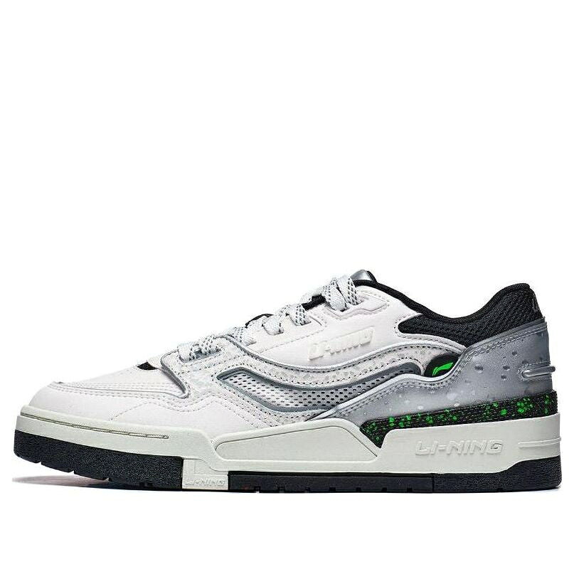 リーニン 割り増し金 白いこと 白いこと 薄墨色 薄墨色 \u0027WHITE GREY\u0027 スニーカー メンズ LI-NING 001 BTC PREMIUM SMOKE AGCT067-2 / WHITE SMOKE GREY