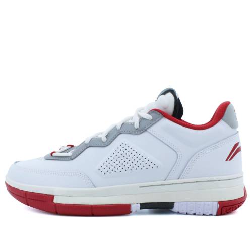 リーニン ウェイド 白いこと 白いこと 赤 赤いこと \u0027OVERTOWN\u0027 スニーカー メンズ LI-NING WAY OF WADE 1 LOW RETRO ABAU099-6 / WHITE RED