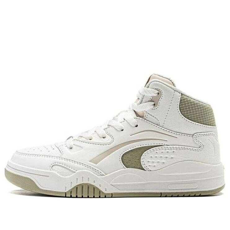 リーニン ご機嫌 白いこと 白いこと 緑 緑であること \u0027WHITE GREEN\u0027 スニーカー レディース LI-NING (WMNS) MOYUAN HIGH AGCT286-3 / WHITE GREEN