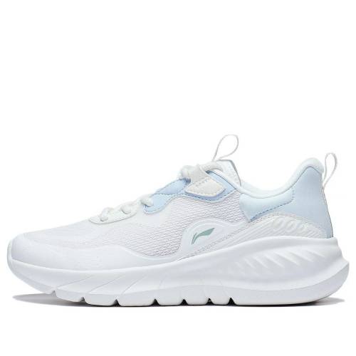 リーニン 白色 ホワイト 青色 ブルー WHITE BLUE スニーカー レディース LI-NING (WMNS) EAZGO FLEX BABY ARST074-3 / WHITE BLUE