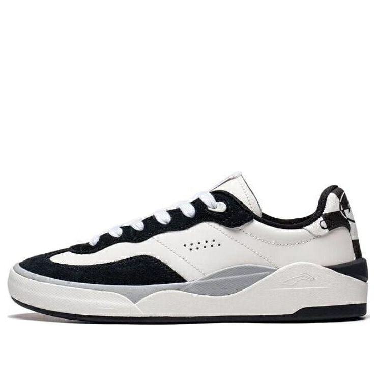 リーニン 滑る 大将 白いこと 白いこと 黒いこと 黒いこと \u0027WHITE BLACK\u0027 スニーカー メンズ LI-NING SKATE GENERAL AEPSA49-3 / WHITE BLACK
