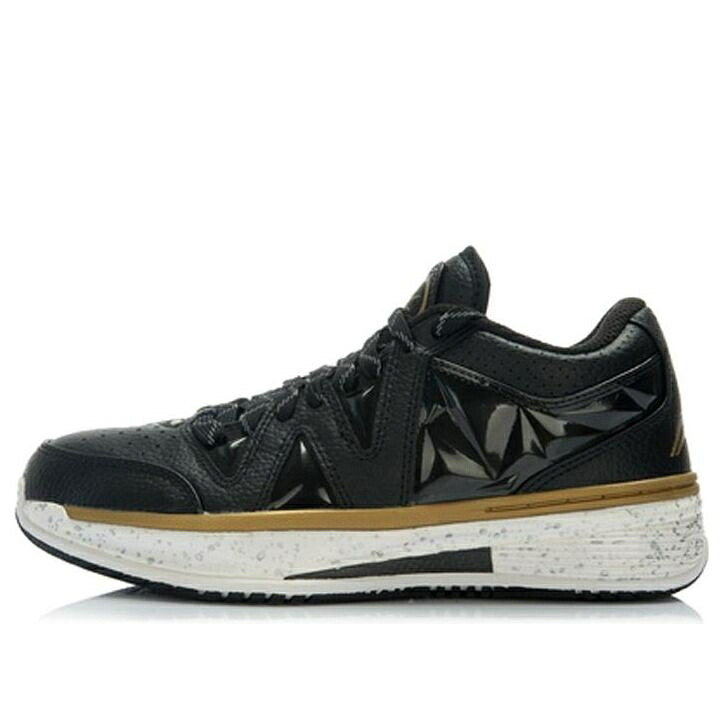 リーニン ウェイド 黒いこと 黒いこと ゴールド \u0027BLACK GOLD\u0027 スニーカー メンズ LI-NING WAY OF WADE 2 LOW ABAJ007-7 / BLACK GOLD