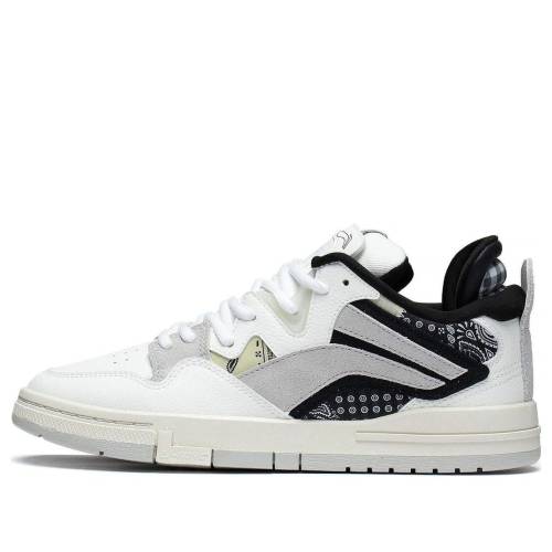 リーニン ウェーブ ウェイブ プロ 白色 ホワイト 黒色 ブラック 灰色 グレー 'WHITE BLACK' スニーカー レディース LI-NING (WMNS) WAVE PRO AECT010-3 / WHITE BLACK GREY