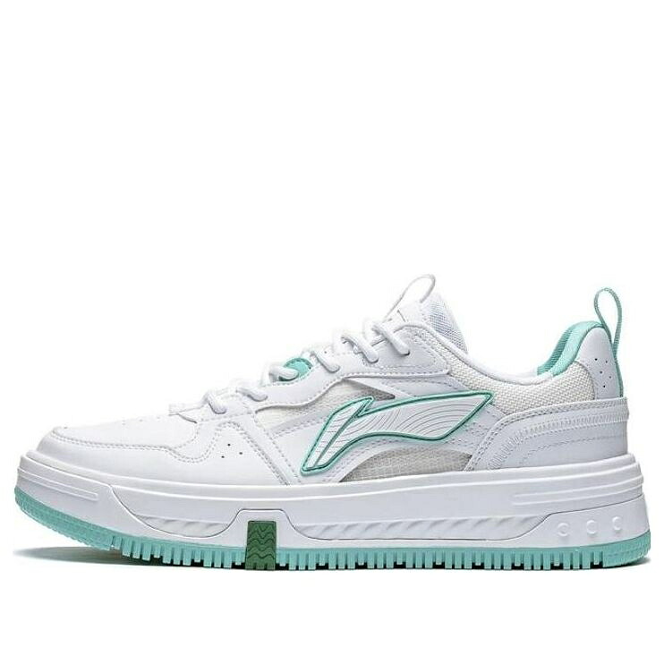 リーニン 白いこと 白いこと 緑 緑であること \u0027WHITE GREEN\u0027 スニーカー メンズ LI-NING XINGCHUAN V2 MINT AGCT143-1 / WHITE GREEN
