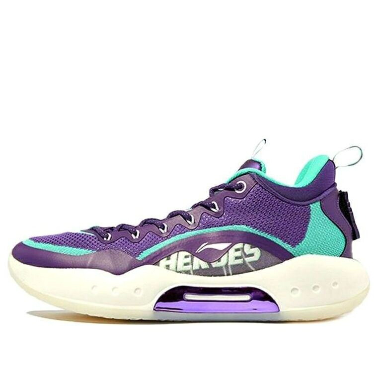 リーニン キングス 紫 パープル 白いこと 白いこと \u0027SHANDONG CLUB\u0027 スニーカー メンズ LI-NING YUSHUAI 14 KINGS ABAQ067-8 / PURPLE WHITE