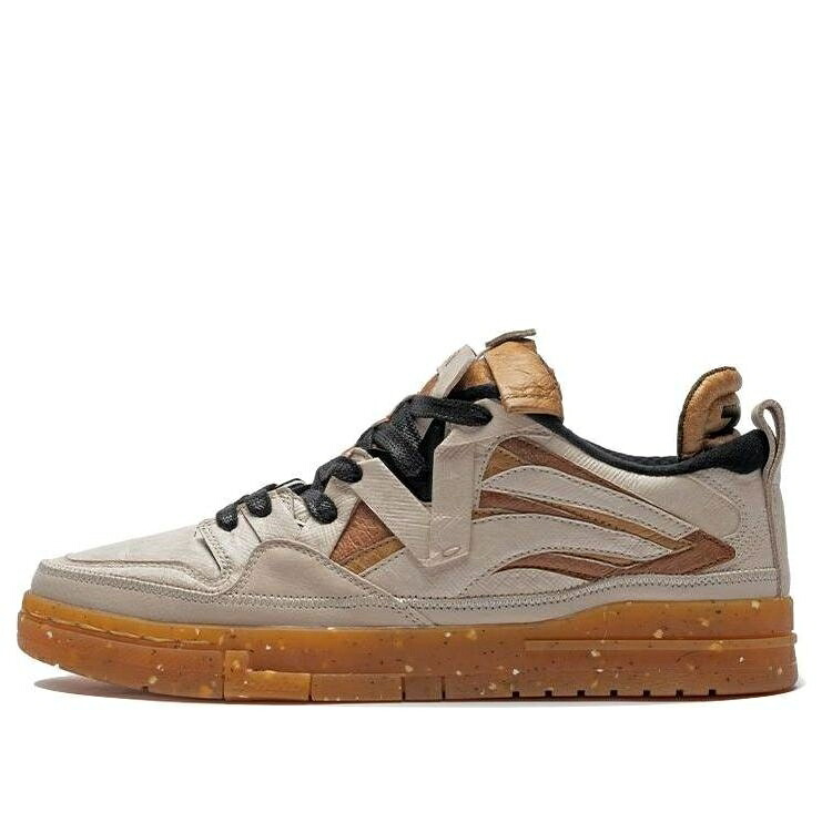 リーニン 労働者階級 滑る スニーカー 運動すること靴 カーキ \u0027KHAKI TAN\u0027 スニーカー レディース LI-NING (WMNS) WEIWU PRO SKATE SHOES AECR090-1 / KHAKI TAN