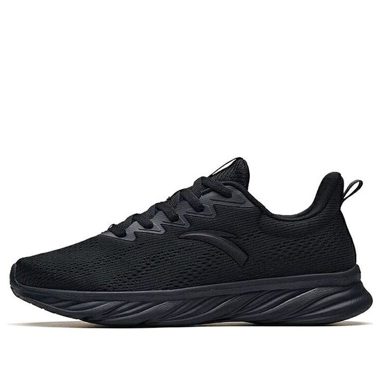 つづき物 黒いこと 黒いこと 薄墨色 薄墨色 \u0027BLACK\u0027 スニーカー メンズ ANTA RUNNING SERIES SNEAKERS 112235571-4 / BLACK GREY