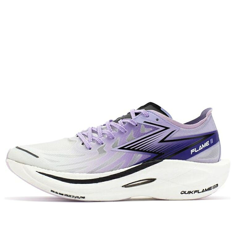 白色 ホワイト 紫 パープル 黒色 ブラック QU!K 'WHITE PURPLE' スニーカー メンズ 361 DEGREES 361 DEGREES X FOAM FLYING FLAME 2 572312205-3 / WHITE PURPLE BLACK|スニケス