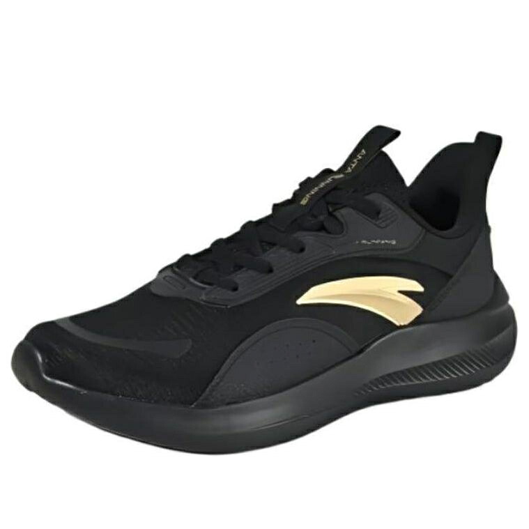 続きもの 黒いこと 黒いこと ゴールド \u0027BLACK GOLD\u0027 スニーカー メンズ ANTA RUNNING SERIES SNEAKERS 912345512-7 / BLACK GOLD