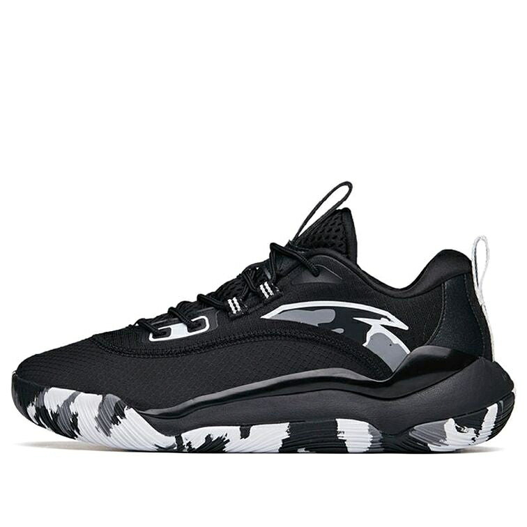 篭球 続きもの 薄墨色 薄墨色 黒いこと 黒いこと 白いこと 白いこと \u0027BLACK CAMO\u0027 スニーカー メンズ ANTA BASKETBALL SERIES SNEAKERS GREY 112141643S-3 / BLACK GREY WHITE