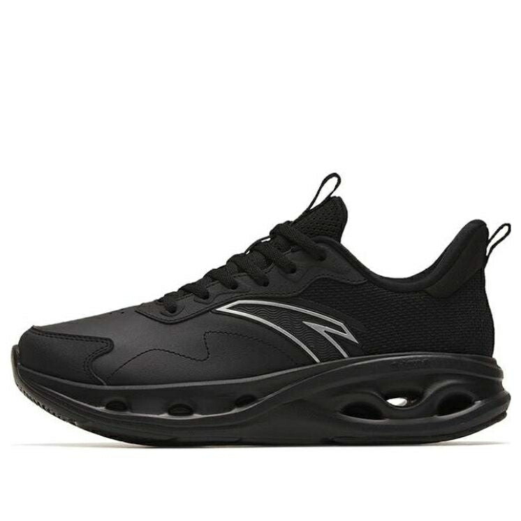 活動力 黒いこと 黒いこと しろがね色 しろがね色 \u0027BLACK SILVER\u0027 スニーカー レディース ANTA (WMNS) ENERGY RING LOW 122315575-5 / BLACK SILVER