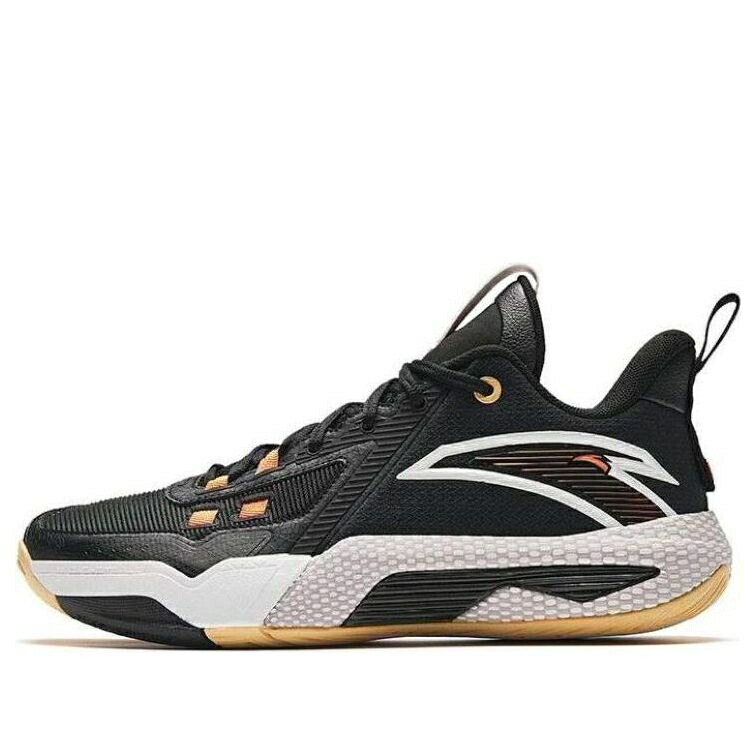クイック 白いこと 白いこと 黒いこと 黒いこと \u0027BLACK GUM\u0027 スニーカー メンズ ANTA QUICK BATTLE 5 WHITE 112341113-4 / BLACK WHITE GUM
