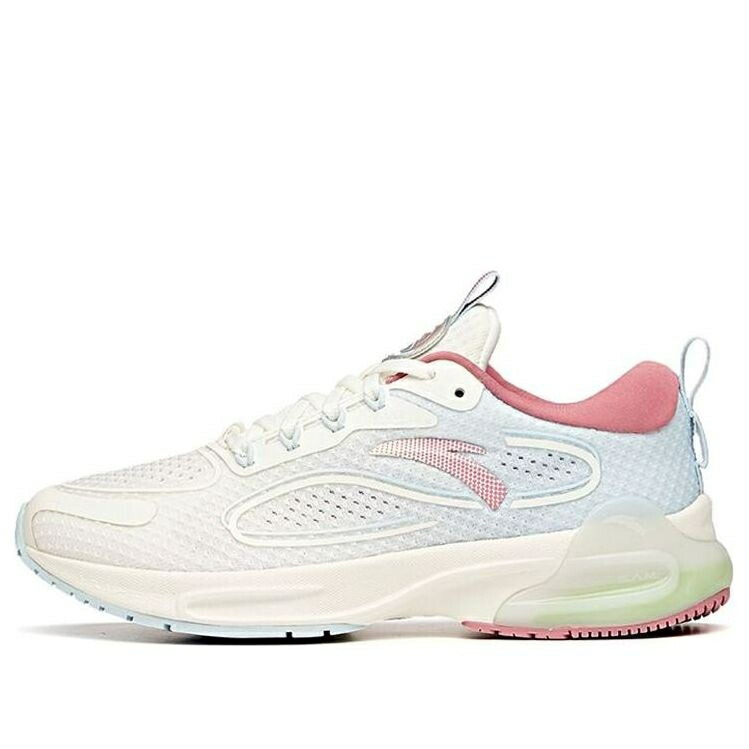 青み 青色 象牙色 サクラ色 \u0027IVORY PINK\u0027 スニーカー レディース ANTA (WMNS) CHUANG 1 BLUE 122115586-4 / IVORY BLUE PINK