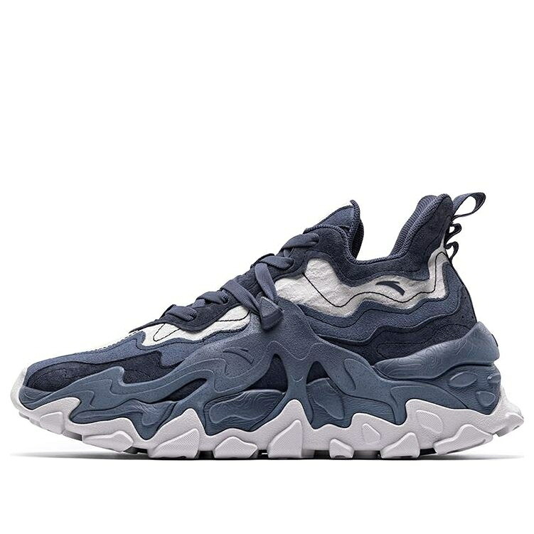 紺色 ネイビー 灰色 グレー 2.0 'MIDNIGHT GREY' スニーカー メンズ ANTA POCHAN NAVY 112228861S-1 / MIDNIGHT NAVY GREY