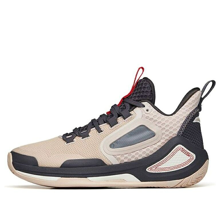 茶色 ブラウン 黒色 ブラック 赤 レッド 'LIGHT BLACK' スニーカー メンズ ANTA ALIEN 3 BROWN 112211601-5 / LIGHT BROWN BLACK RED｜スニケス