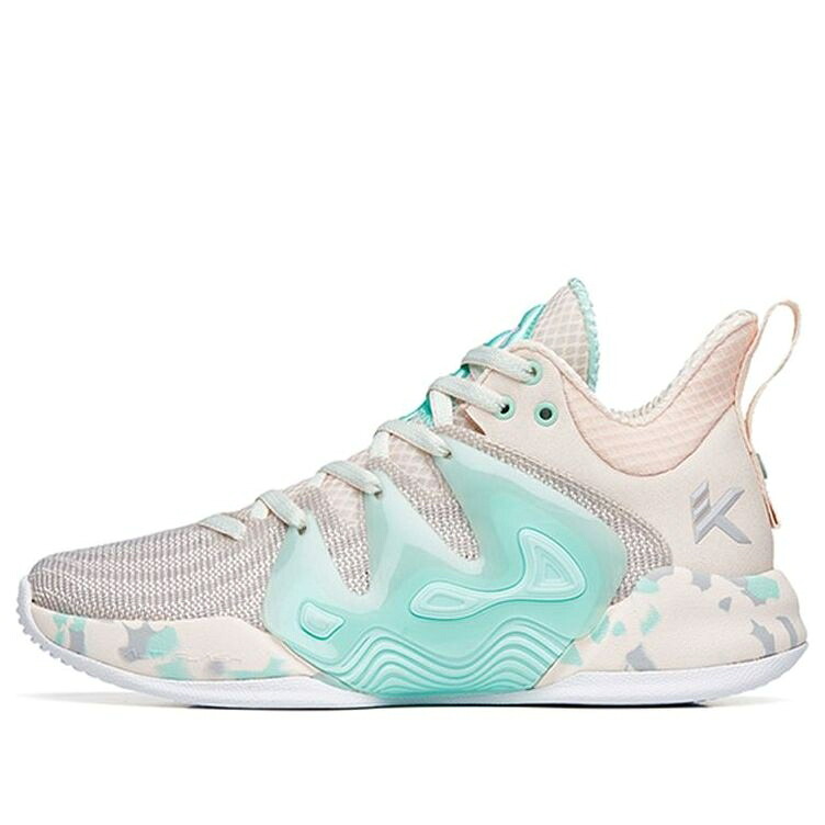 灰色 グレー 緑 グリーン ピンク 'GREY MINT' スニーカー メンズ ANTA KLAY THOMPSON MOUNTAIN 1 112221623S-4 / GREY MINT GREEN PINK