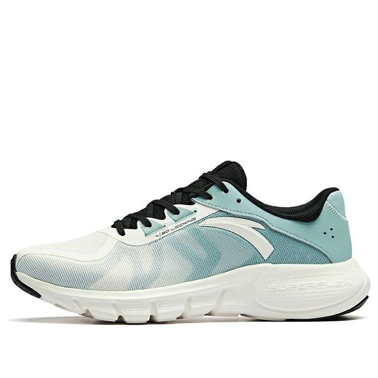 シリーズ 青色 ブルー 白色 ホワイト 黒色 ブラック 'WHITE BLACK' スニーカー メンズ ANTA RUNNING SERIES SNEAKERS BLUE 112235557-4 / WHITE BLUE BLACK｜スニケス