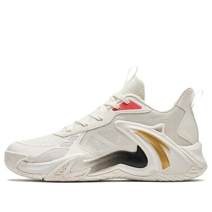 白色 ホワイト ゴールド 橙 オレンジ 'WHITE GOLD' ジュニア キッズ ANTA (GS) AIR SPACE A312421105-5 / WHITE GOLD ORANGE ベビー マタニティ スニーカー