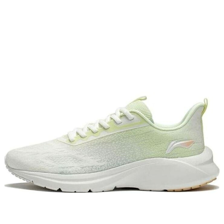 リーニン 緑 緑であること 白いこと 白いこと \u0027LIGHT WHITE\u0027 スニーカー レディース LI-NING (WMNS) SKYLARK GREEN ARST026-3 / WHITE GREEN
