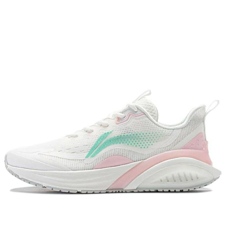リーニン ピンク 白色 ホワイト 緑 グリーン 'WHITE GREEN' スニーカー レディース LI-NING (WMNS) MANYUN PINK ARST068-1 / WHITE PINK GREEN