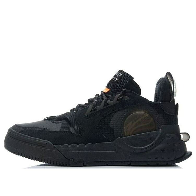 リーニン 黒いこと 黒いこと \u0027BLACK\u0027 スニーカー メンズ LI-NING 001 ORIGIN AGCR231-4 / BLACK