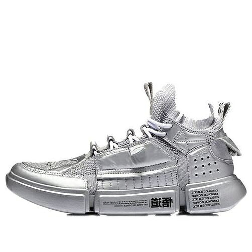 リーニン エース シリーズ 灰色 グレー グレイ スニーカー レディース LI-NING (WMNS) ACE PARIS FASHION WEEK SERIES SILVER/WHITE AGBN062-2 / GRAY|スニケス