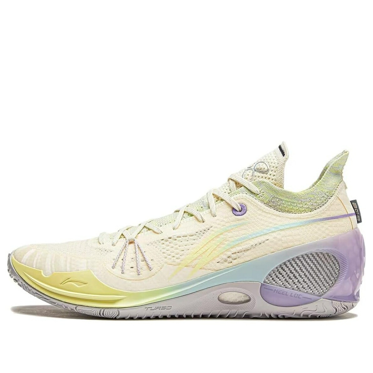 リーニン ウェイド ウルトラ ベージュ 黄味がかった 黄色 紫 パープル \u0027BEIGE YELLOW\u0027 スニーカー メンズ LI-NING WADE 808 3 ULTRA V2 ABAU047-2 / BEIGE YELLOW PURPLE