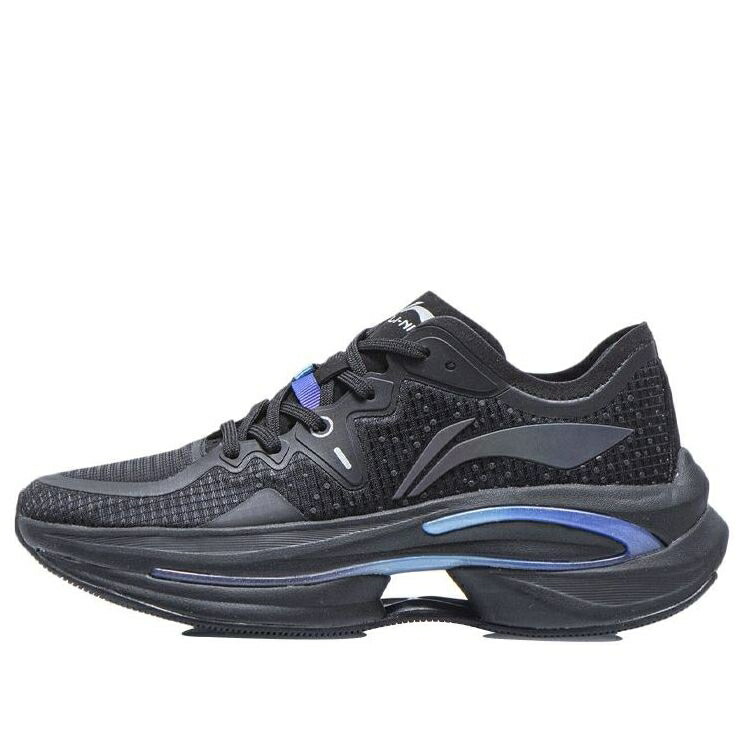 リーニン 黒色 ブラック 青色 ブルー 'BLACK BLUE' スニーカー レディース LI-NING (WMNS) WUSHI 5S ARHR212-5 / BLACK BLUE