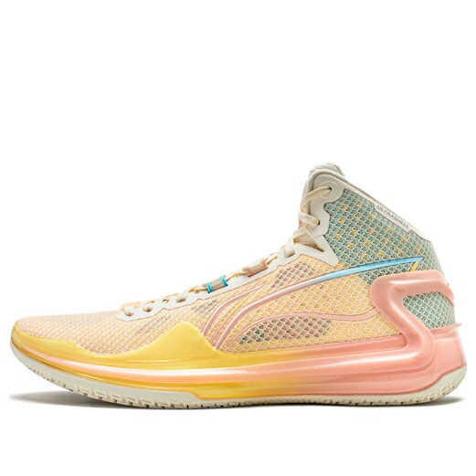 リーニン ハイ 黄色 イエロー 橙 オレンジ 'GRAPEFRUIT' スニーカー メンズ LI-NING LIREN 4 HIGH ABAT095-3 / YELLOW ORANGE