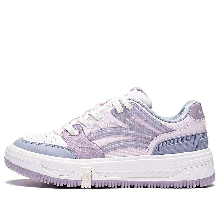 リーニン 紫 パープル 白いこと 白いこと 薄墨色 薄墨色 \u0027LIGHT PURPLE\u0027 スニーカー レディース LI-NING (WMNS) FLOATING AGCS078-2 / PURPLE WHITE GREY
