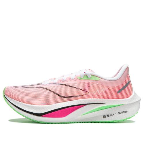 リーニン 緑 グリーン ピンク 白色 ホワイト 'PINK WHITE' スニーカー レディース LI-NING (WMNS) FEIDIAN 4 CHALLENGER GREEN ARMU006-6 / PINK GREEN WHITE