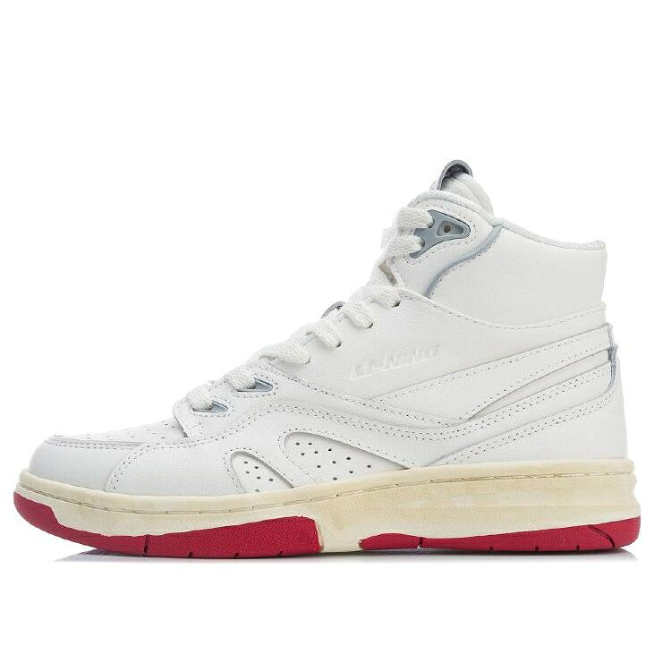 リーニン 晴れ晴れしい 白いこと 白いこと 赤 赤いこと \u0027WHITE RED\u0027 スニーカー レディース LI-NING (WMNS) 937 DELUXE SP HI AGBR026-1 / WHITE RED