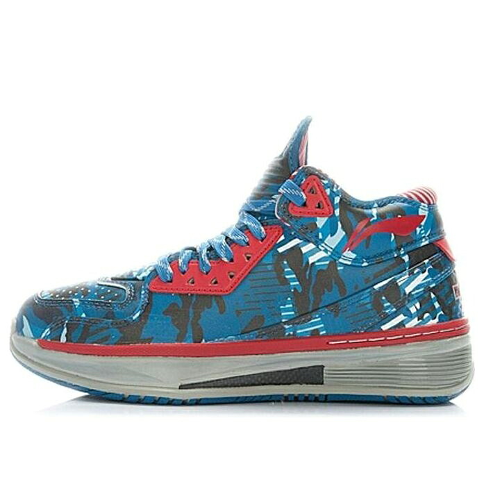 リーニン ウェイド 青碧 青碧 赤 赤いこと \u0027VETERAN\u0027 スニーカー メンズ LI-NING WAY OF WADE 2 ABAH017-12 / BLUE RED