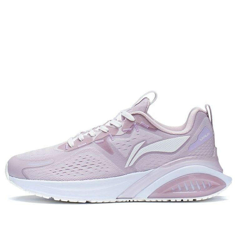 リーニン スニーカー 運動すること靴 紫 パープル さくら色 白いこと 白いこと \u0027PINK WHITE\u0027 スニーカー レディース LI-NING (WMNS) RETRO RUNNING SHOES PURPLE ARHR062-5 / PINK PURPLE WHITE